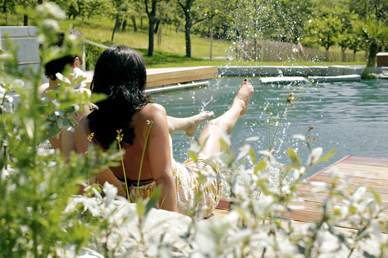 purficacion piscina natural